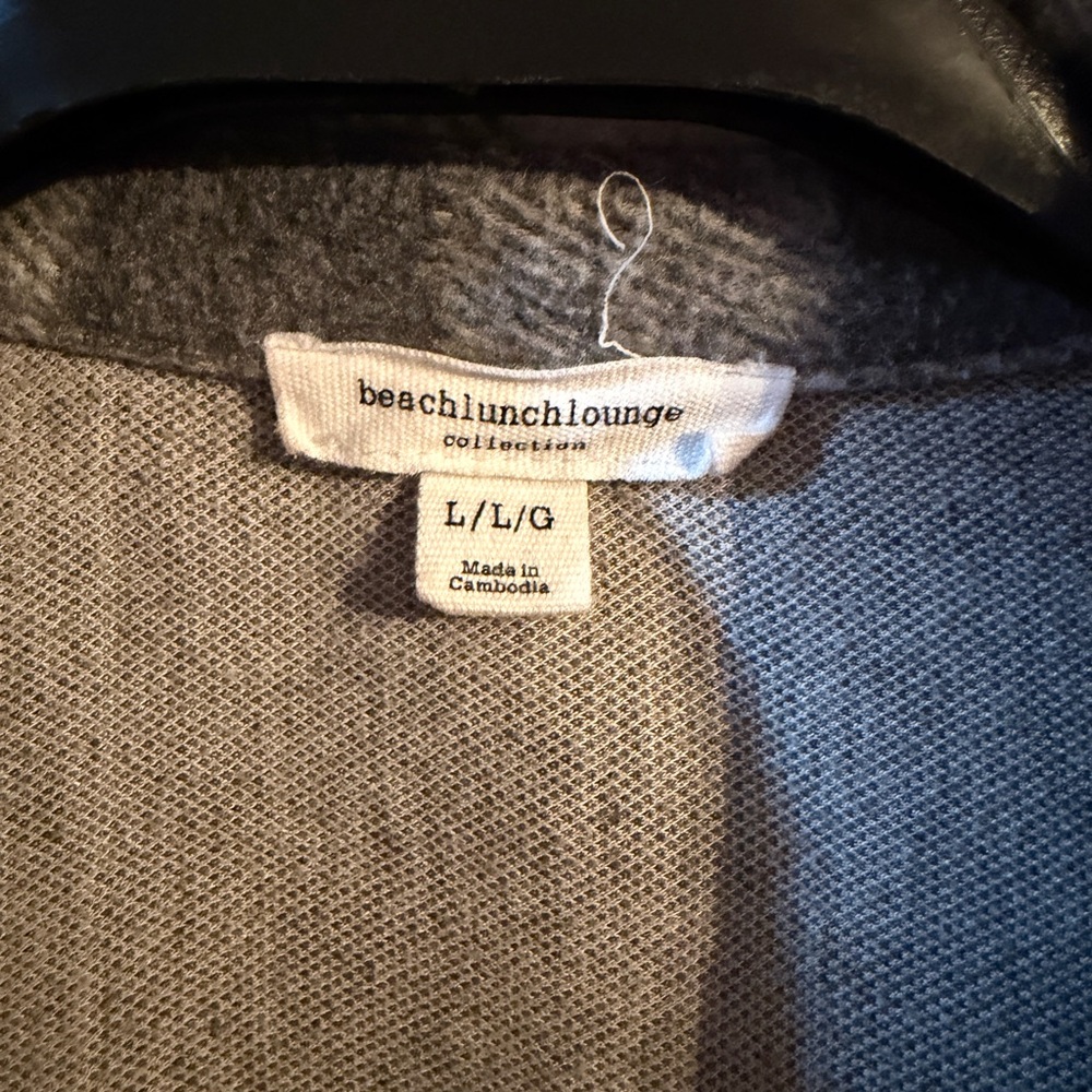beachlunchlounge Light Gray Knit Pullover